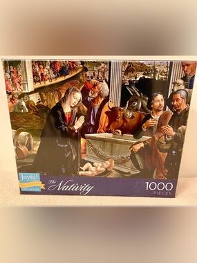 The Nativity The Joyful Mysteries Rosary Collection 1000 Piece Sealed Puzzle